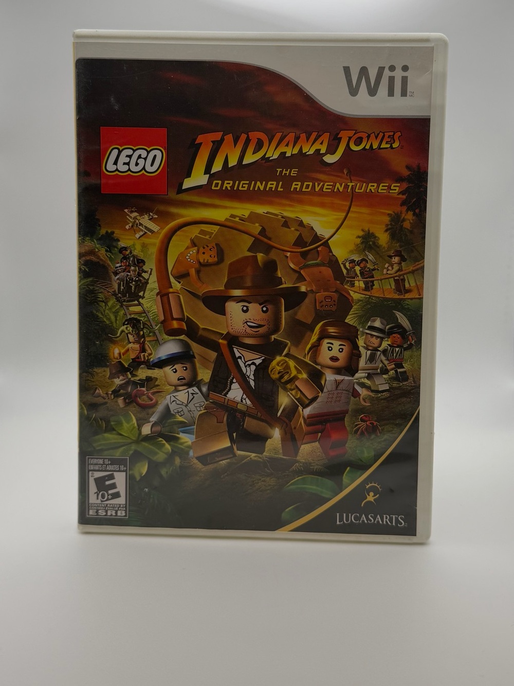 LEGO Indiana Jones: The Original Adventures - White Wii Case